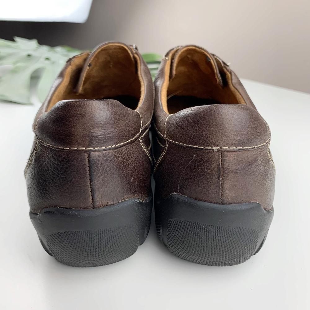 Natural Soul by Naturalizer Raise Loafers Slip On Brown Leather Women’s 8.5 - Picture 10 of 11